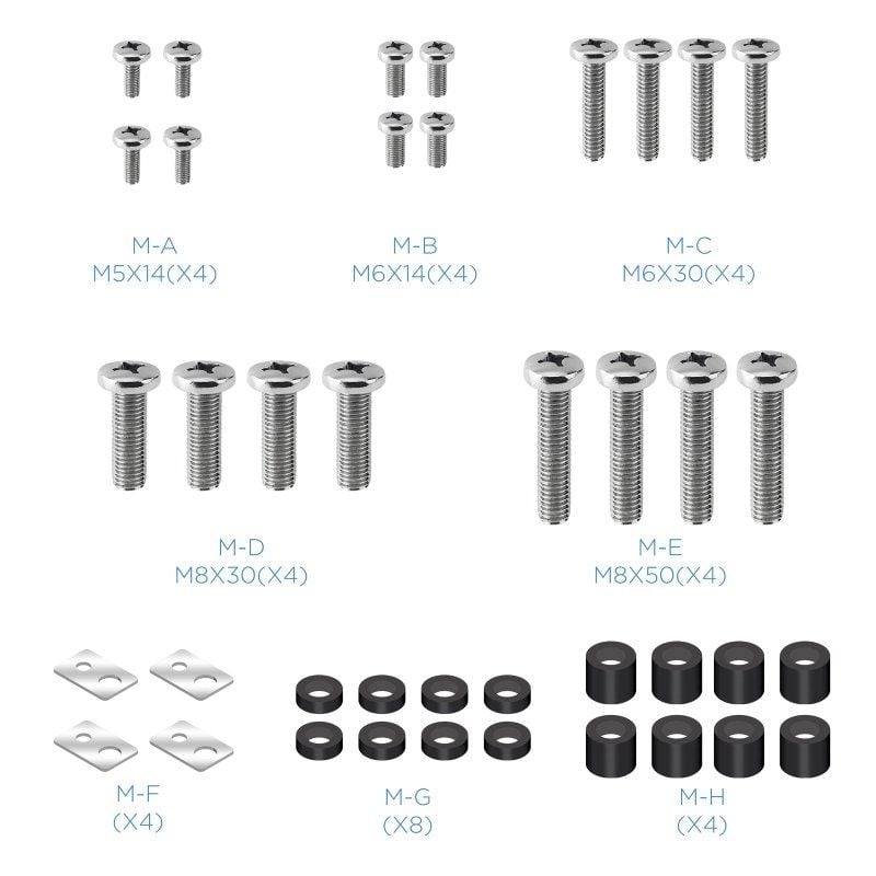 Soporte de Pared Fijo Inclinable TooQ LP42100T-B para TV de 60-100"
hasta 75kg