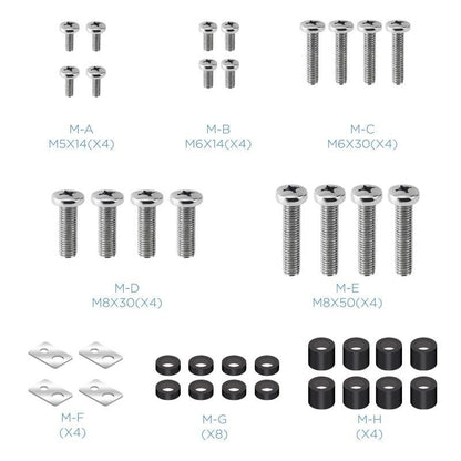 Soporte de Pared Fijo Inclinable TooQ LP42100T-B para TV de 60-100"
hasta 75kg