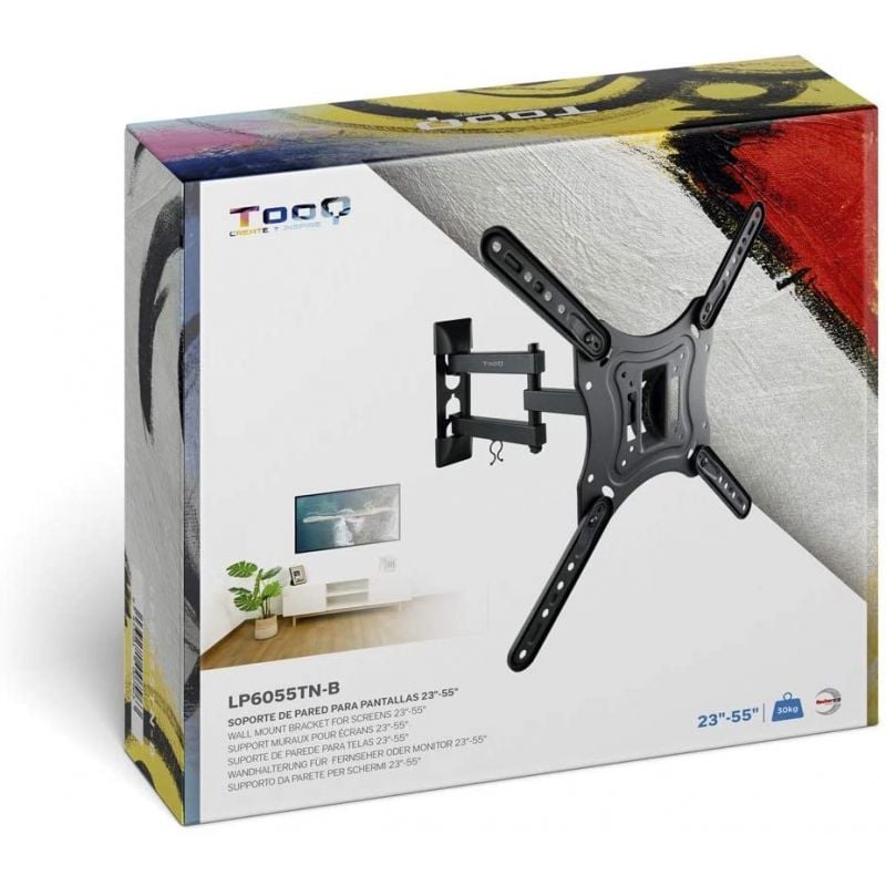 Tooq LP6055TN-B Soporte TV Incl/gira 23"-55" 3Piv