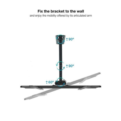 Soporte de Pared Giratorio
Inclinable
Nivelable TooQ LP7843TN-B para TV de 32-55"
hasta 35kg