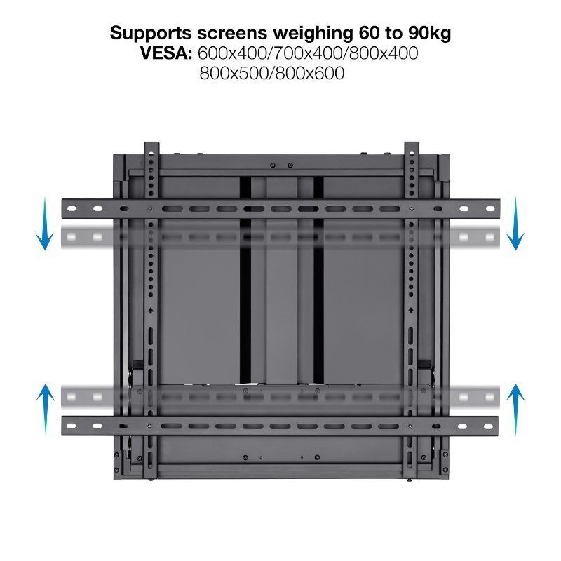 Soporte de Pared TooQ LPHA7090 para Pantallas Interactivas de 70-90"
hasta 55kg