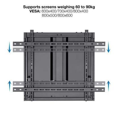 Soporte de Pared TooQ LPHA7090 para Pantallas Interactivas de 70-90"
hasta 55kg