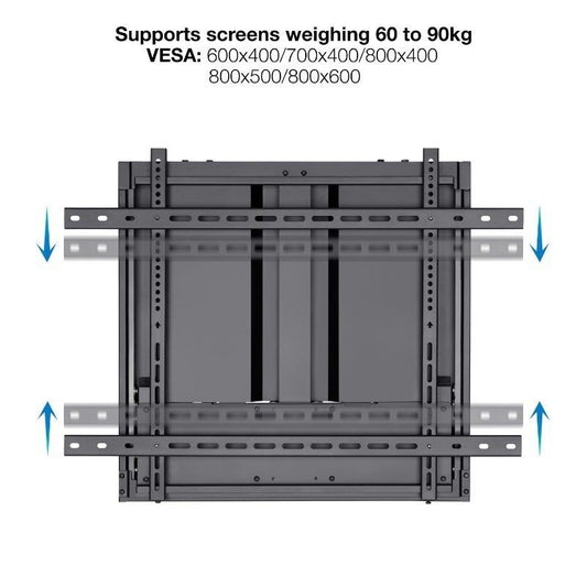 Soporte de Pared TooQ LPHA7090 para Pantallas Interactivas de 70-90"
hasta 55kg