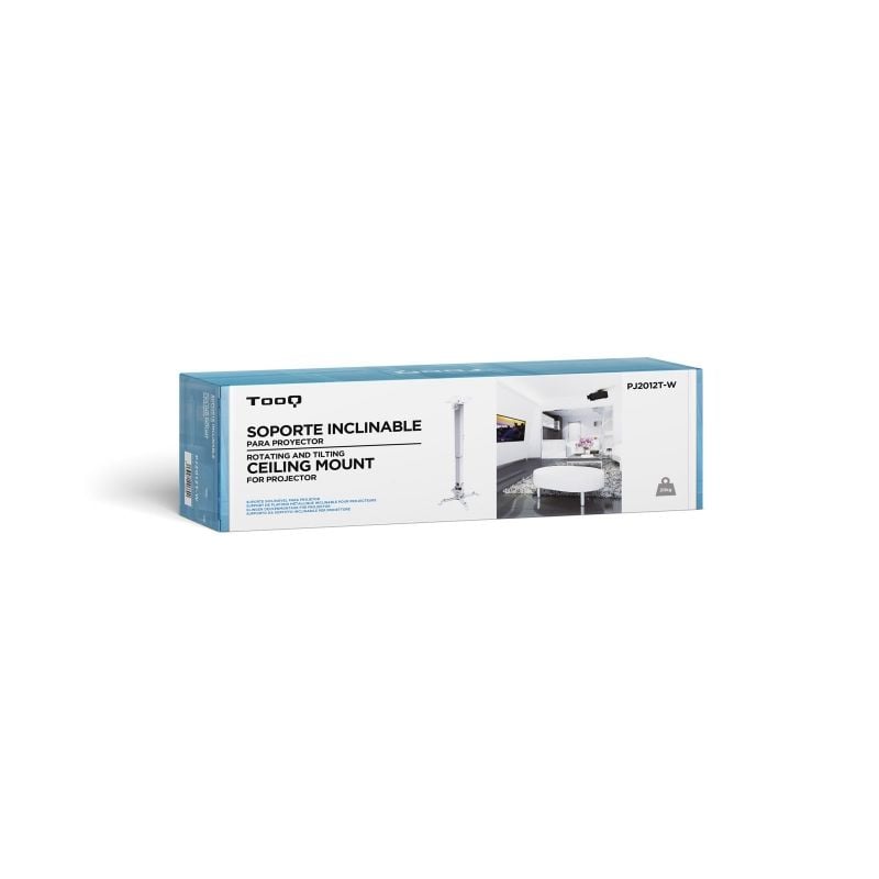 Tooq PJ2012T-W Soporte Proyector Techo Blanco