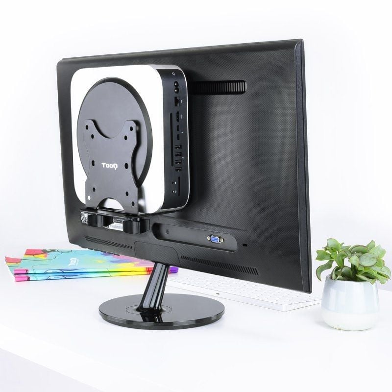 Tooq Soporte Metálico para mini PC negro