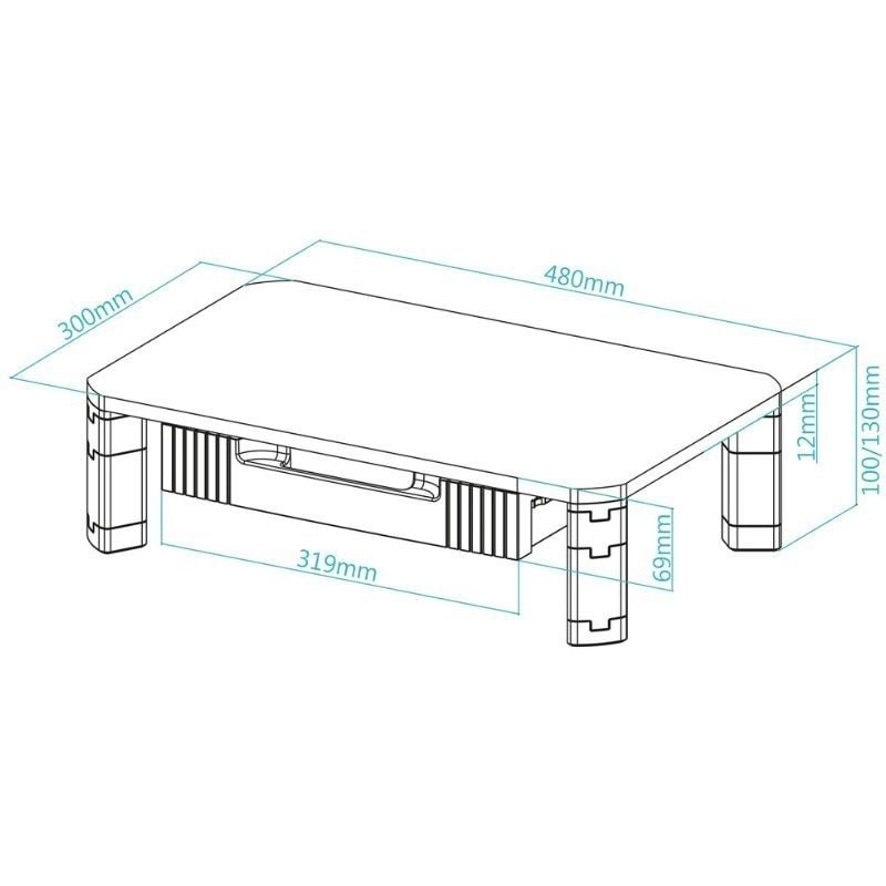 Soporte para Monitor TooQ TQMMPD02
hasta 20kg