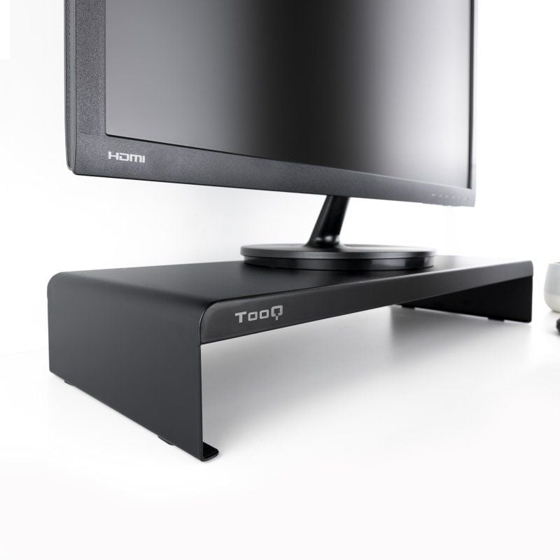 Tooq Soporte elevador para monitor/portátil NEGRO