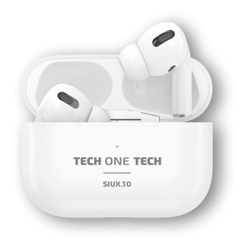 Auriculares Bluetooth Tech One Tech SIUX.10 TEC1410
con estuche de carga
Autonomía 5h
Blancos