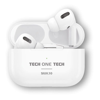 Auriculares Bluetooth Tech One Tech SIUX.10 TEC1410
con estuche de carga
Autonomía 5h
Blancos
