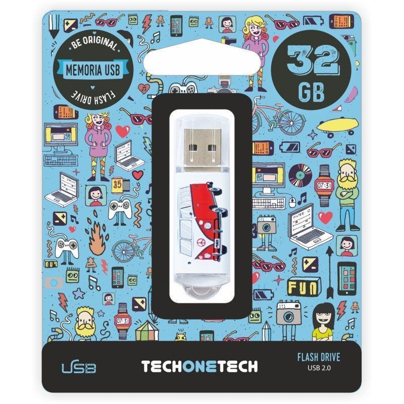 TECH ONE TECH Camper Van-Van 32 Gb USB 2.0