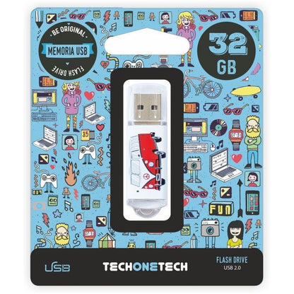 TECH ONE TECH Camper Van-Van 32 Gb USB 2.0