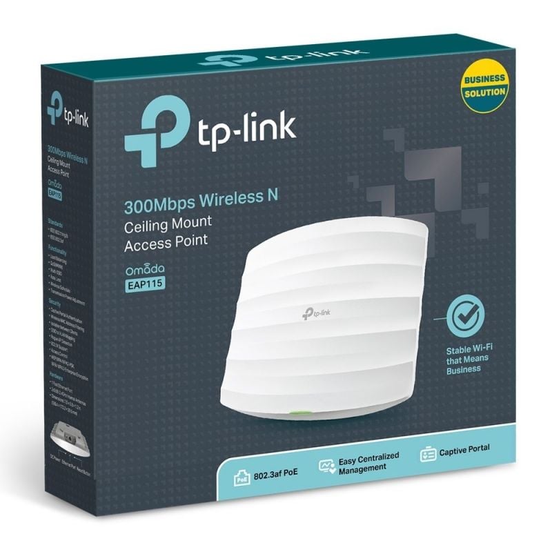 TP-LINK EAP115 Punto Acceso N300 PoE