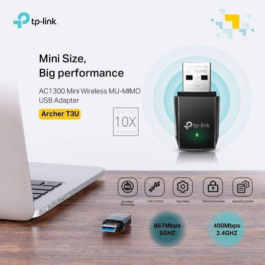 TP-Link Archer T3U Mini Adaptador USB WiFi AC1300