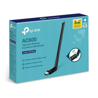 TP-Link Archer T2U Plus Adaptador WiFi AC600 USB