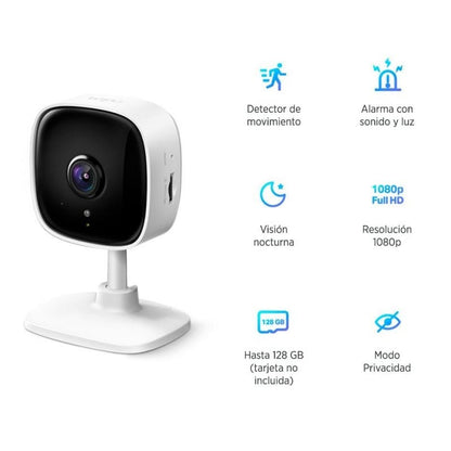 Cámara de Videovigilancia TP-Link Tapo C100
Visión Nocturna
Control desde APP