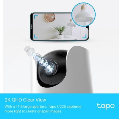 Cámara de Videovigilancia TP-Link Tapo C225
120º
Visión Nocturna
Control desde APP