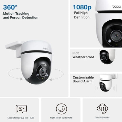 TP-Link TC40 Out Camera WiFi FHD microSD 360º