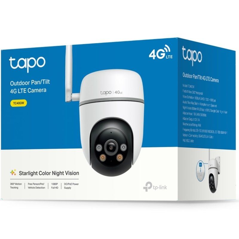 Cámaras de Videovigilancia TP-Link Tapo TC40GW
Visión Nocturna
Control desde APP