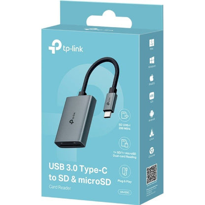 Lector de Tarjetas Externo TP-Link UA430C
USB Tipo-C