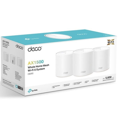 Sistema Mesh TP-Link Deco X10 1500Mbps
2.4GHz 5GHz
Pack de 3