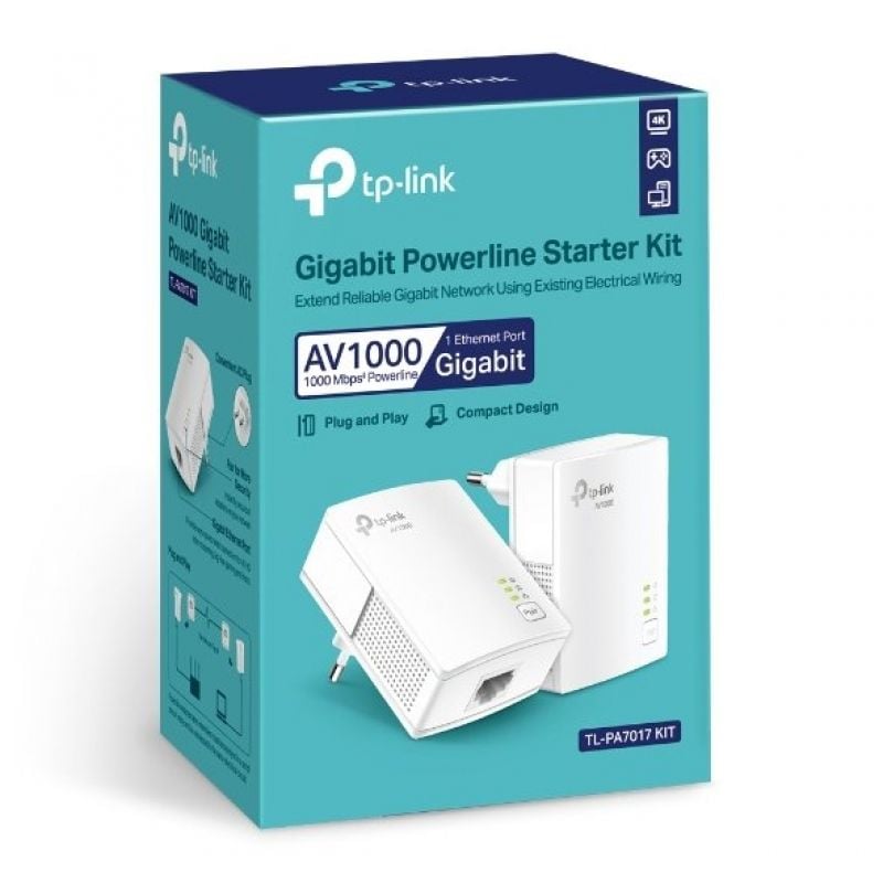 TP-LINK TL-PA7017 KIT Powerline AV1000