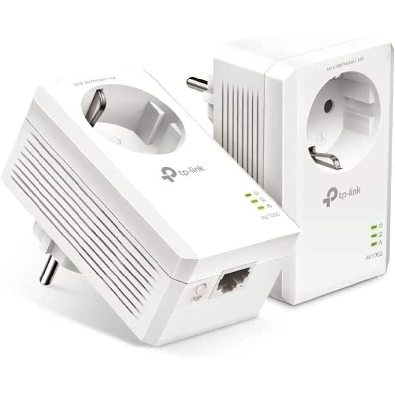 Adaptador Powerline TP-Link TL-PA7017P KIT AV1000 1000Mbps
Alcance 300m
Pack de 2