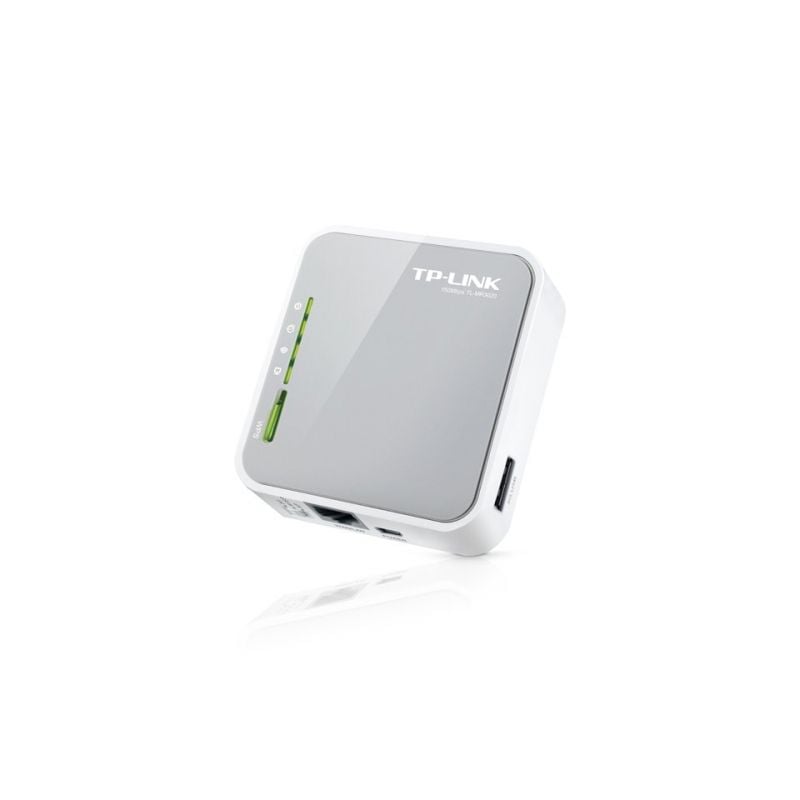 Router Inalámbrico 3G TP-Link TL-MR3020 150Mbps
2.4GHz
1 Antena
WiFi 802.11n/g/b