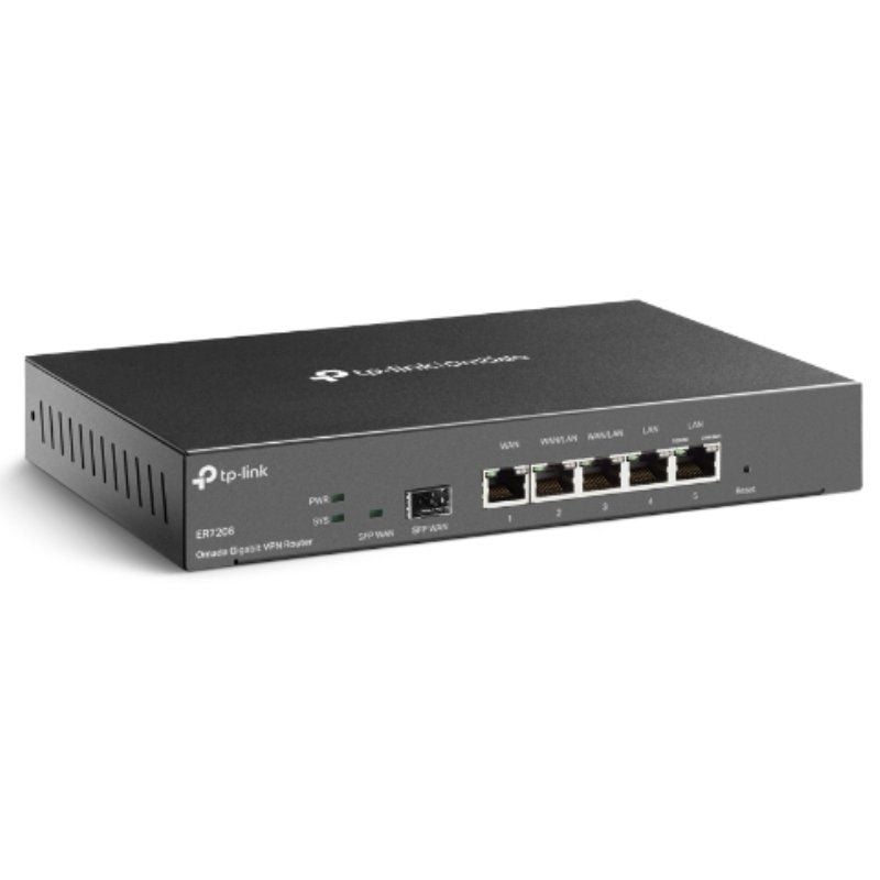 Router VPN TP-Link Omada TL-ER7206
5 Puertos Multi-WAN