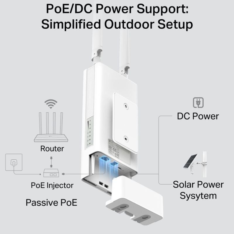TP-Link TL-MR100-Outdoor Router 4G WiFi Ext. IP65