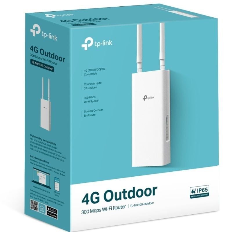 TP-Link TL-MR100-Outdoor Router 4G WiFi Ext. IP65