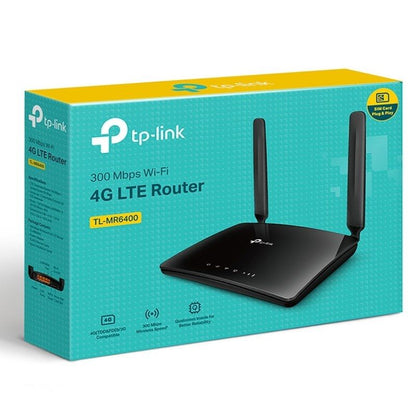 Router Inalámbrico 4G TP-Link TL-MR6400 300Mbps
2.4GHz
2 Antenas
WiFi 802.11b/g/n