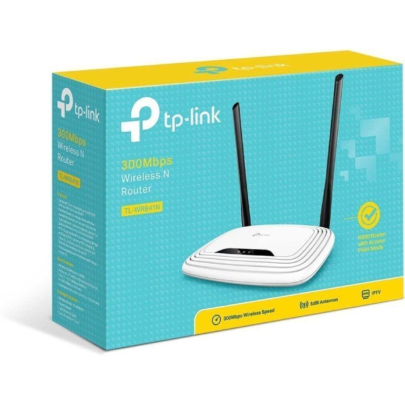 TP-LINK TL-WR841N Router N300 2T2R 5dBi