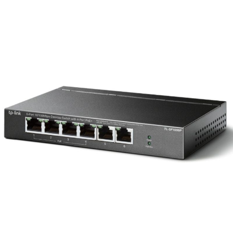 Switch TP-Link TL-SF1006P 6 Puertos
RJ-45 10/100 PoE