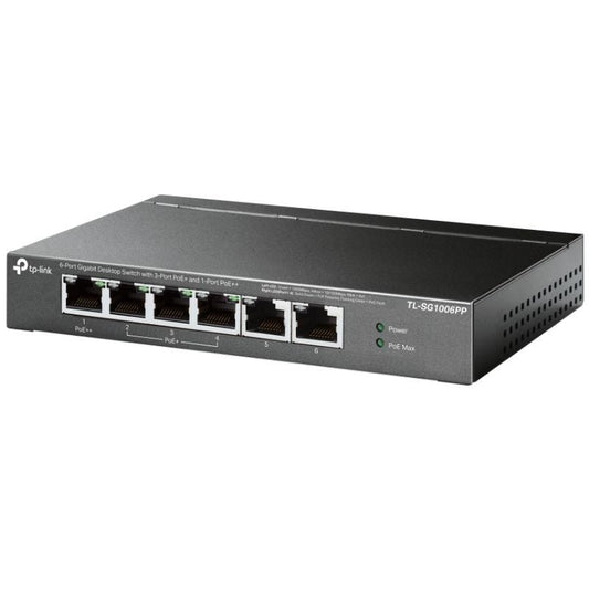 Switch TP-Link TL-SG1006PP 6 Puertos
RJ-45 10/100/1000
PoE++