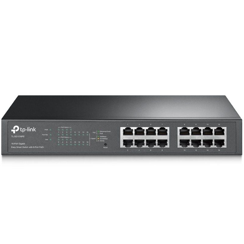 Switch TP-Link TL-SG1016PE
16 Puertos
RJ45 10/100/1000
PoE+