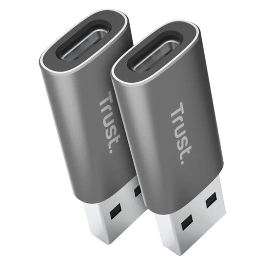 Adaptador USB 3.2 GEN2 Trust Calyx 
USB Tipo-C Hembra - USB Macho