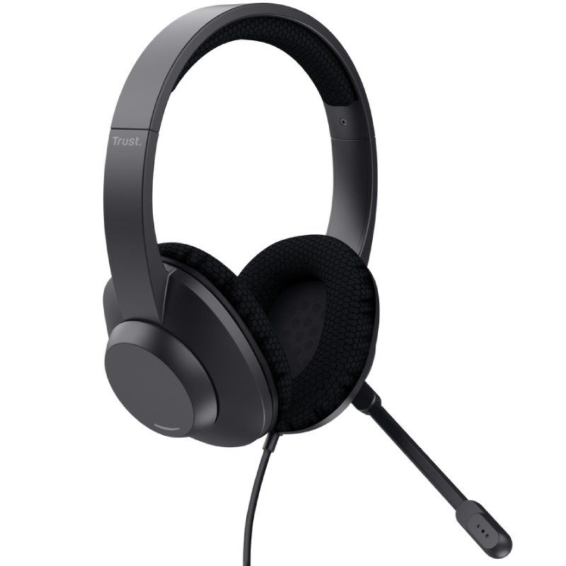 Auriculares Trust Ayda Max USB-ENC
con Micrófono
USB
Negros