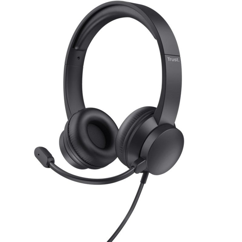 Auriculares Trust HS-201 USB
con Micrófono
USB
Negros