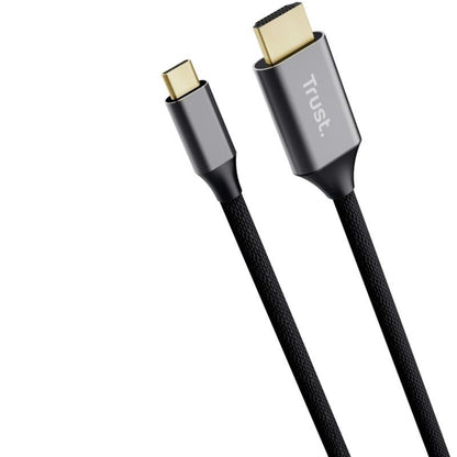 Cable Conversor HDMI 4K Trust CALYX
USB Tipo-C Macho - HDMI Macho
2m
Gris