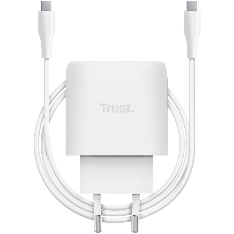 Cargador de Pared GaN Trust Maxo 45W Compatible con Apple
1xUSB Tipo-C
Incluye Cable USB Tipo-C
45W