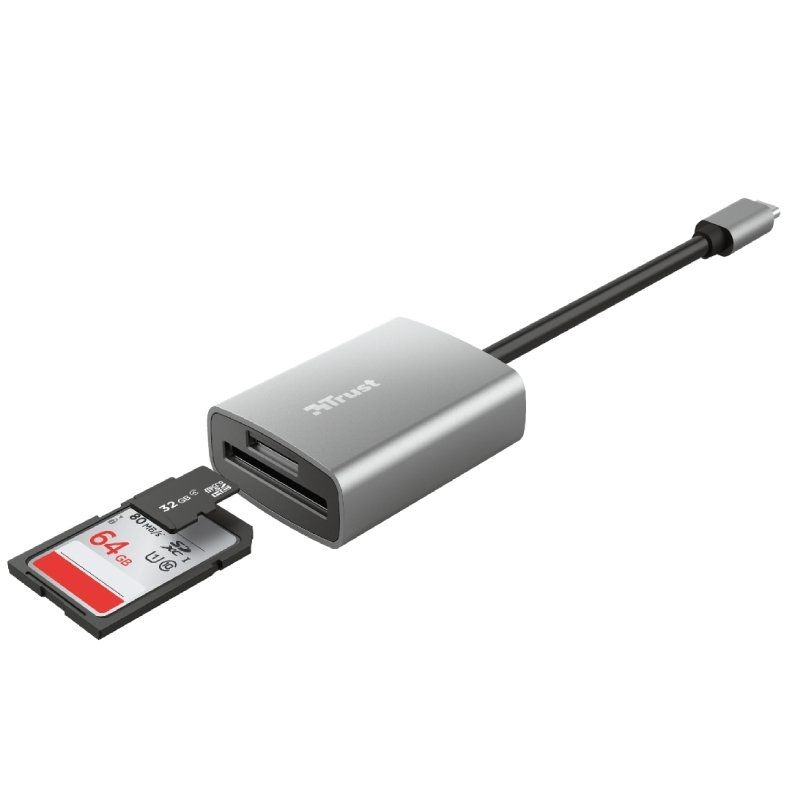 Lector de Tarjetas Externo Trust Dalyx
USB Tipo-C