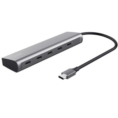 Hub USB Tipo-C Trust Halyx
4xUSB Tipo-C
1xUSB Tipo-C PD
Gris