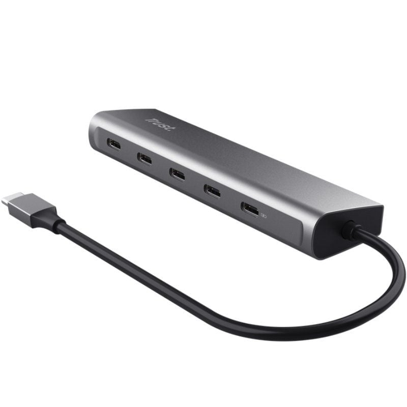 Hub USB Tipo-C Trust Halyx
4xUSB Tipo-C
1xUSB Tipo-C PD
Gris