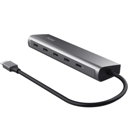Hub USB Tipo-C Trust Halyx
4xUSB Tipo-C
1xUSB Tipo-C PD
Gris
