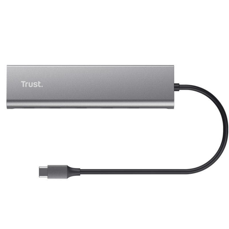 Hub USB Tipo-C Trust Halyx
4xUSB Tipo-C
1xUSB Tipo-C PD
Gris