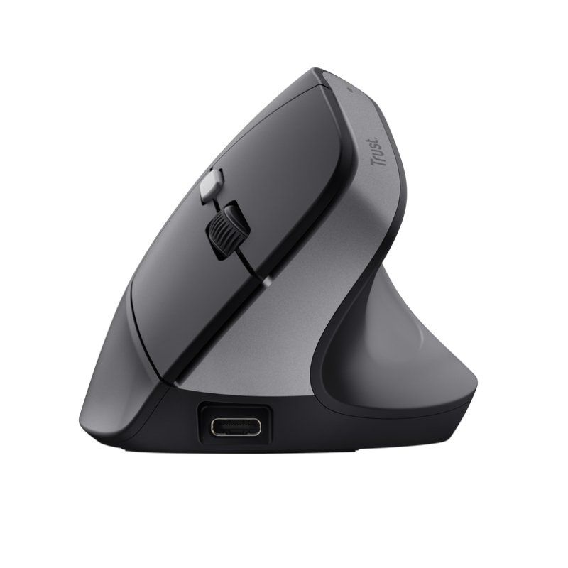 Ratón Vertical Inalámbrico Trust Bayo II
Batería recargable
Hasta 2400 DPI