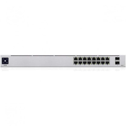 Switch Gestionable Ubiquiti USW-16-POE 16 Puertos
RJ-45 Gigabit 10/100/1000
SFP
PoE+