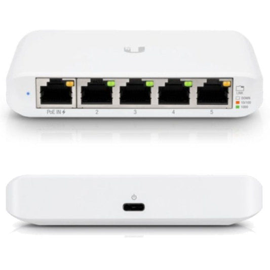 Switch Gestionado Ubiquiti USW-Flex Mini 5 Puertos
RJ45 10/100/1000 POE