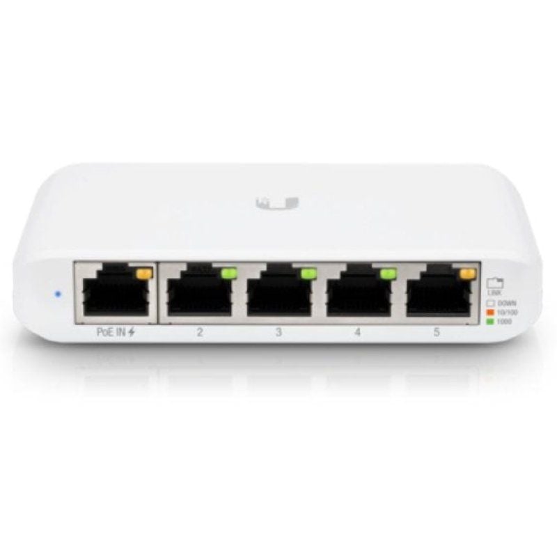 Switch Gestionado Ubiquiti USW-Flex Mini 5 Puertos
RJ45 10/100/1000 POE