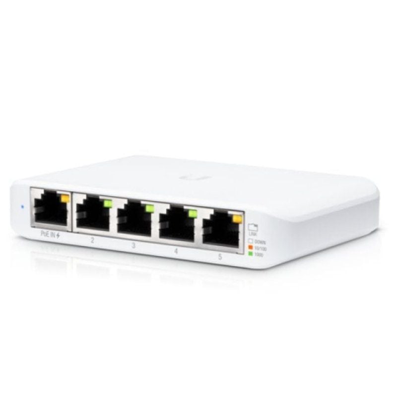 Switch Gestionado Ubiquiti USW-Flex Mini 5 Puertos
RJ45 10/100/1000 POE